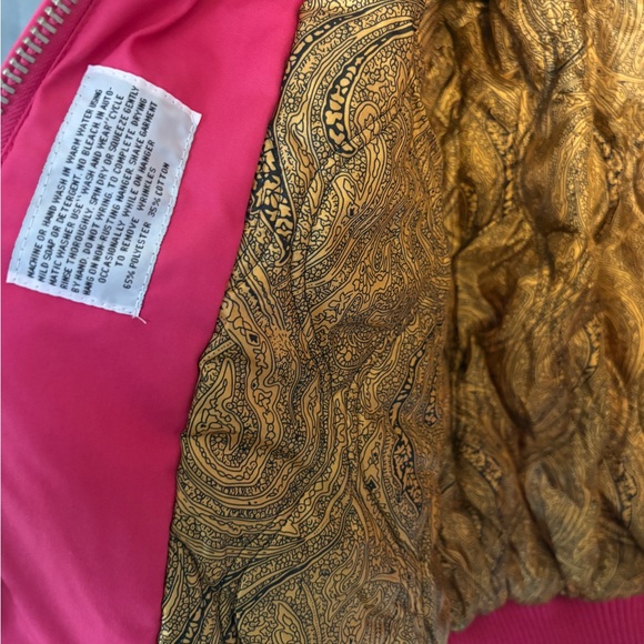 Pink Bomber Jacket - Picture 3 of 4